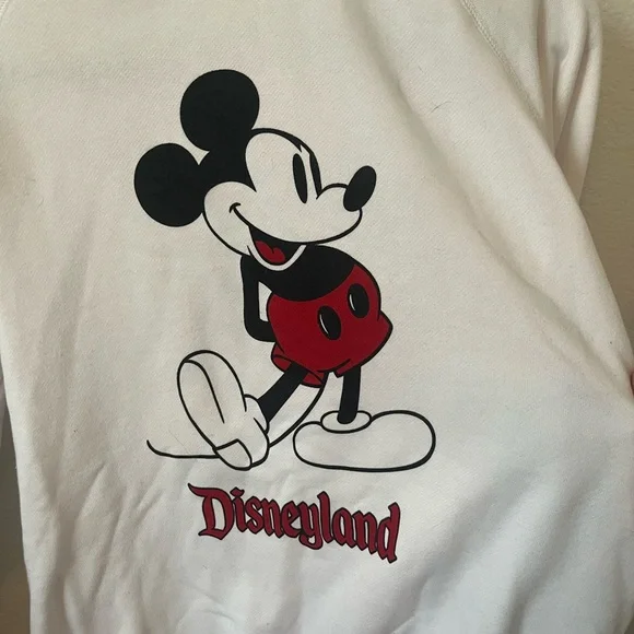 Disney White Crewneck Sweater with Mickey Design - Picture 3 of 6